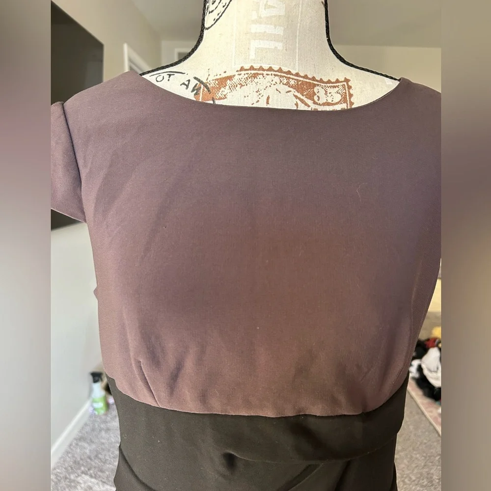 Adrianna Papell fitted midi length career wear dress size 8 - Picture 4 of 9